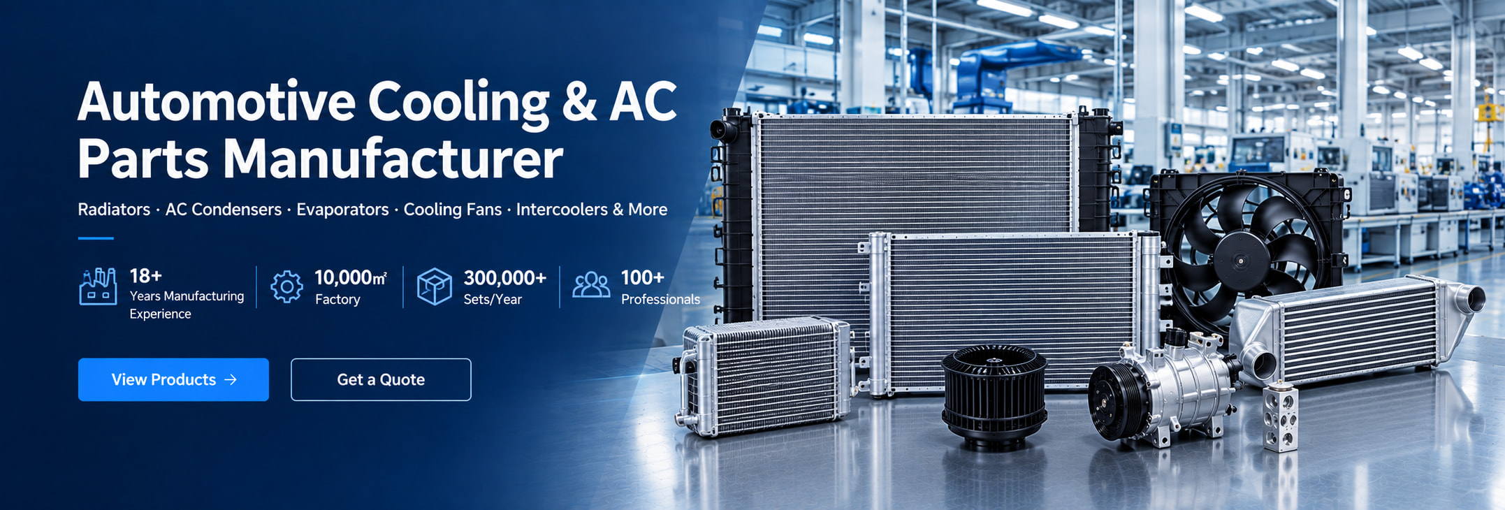 Automotive Cooling & AC Parts Manufacturer